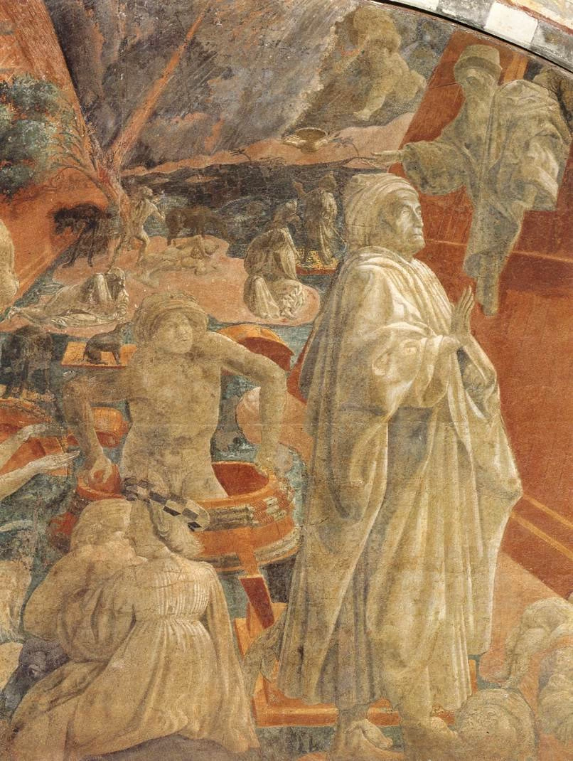 Alluvione e abbassamento delle acque - Santa Maria Novella, Firenze, dettaglio